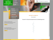Tablet Screenshot of dautert.de